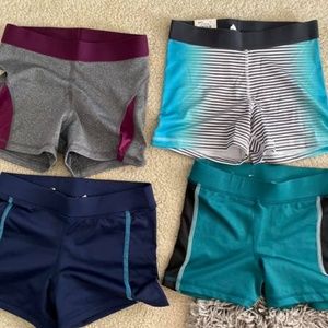 BUNDLE of 4 Spandex Shorts